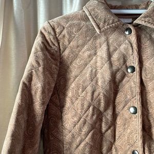 Vintage patterned quilted jacket